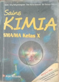 Image of Sains Kimia SMA/MA Kelas X