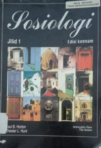 Image of Sosiologi Jilid 1