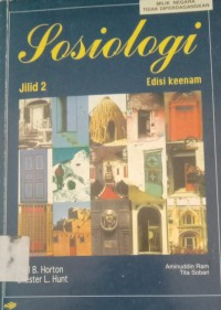 Image of Sosiologi Jilid 2